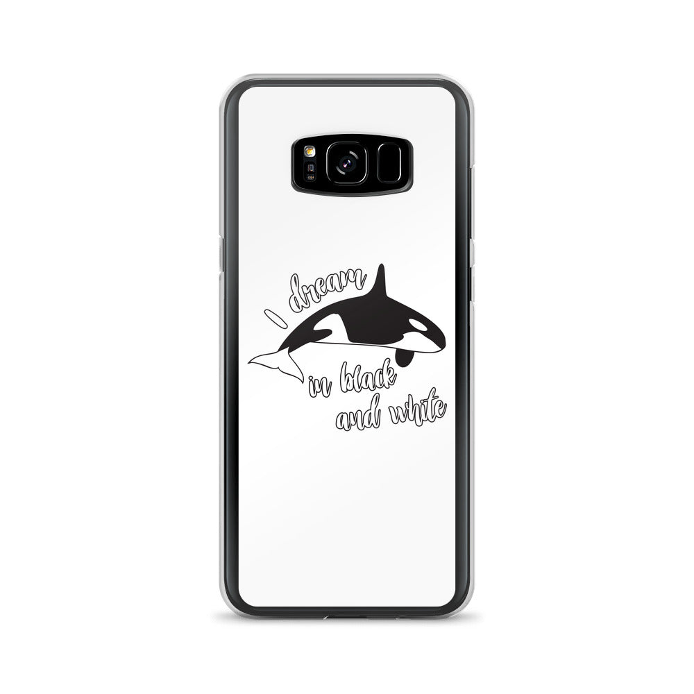 Dream in black and White Samsung Case - Splashing Apparel