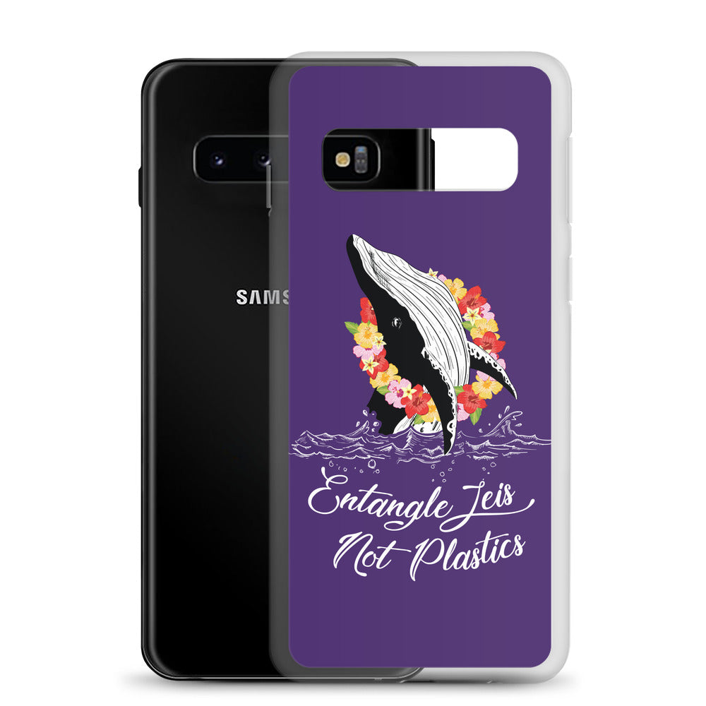 Entangle Leis Samsung Case Purple - Splashing Apparel