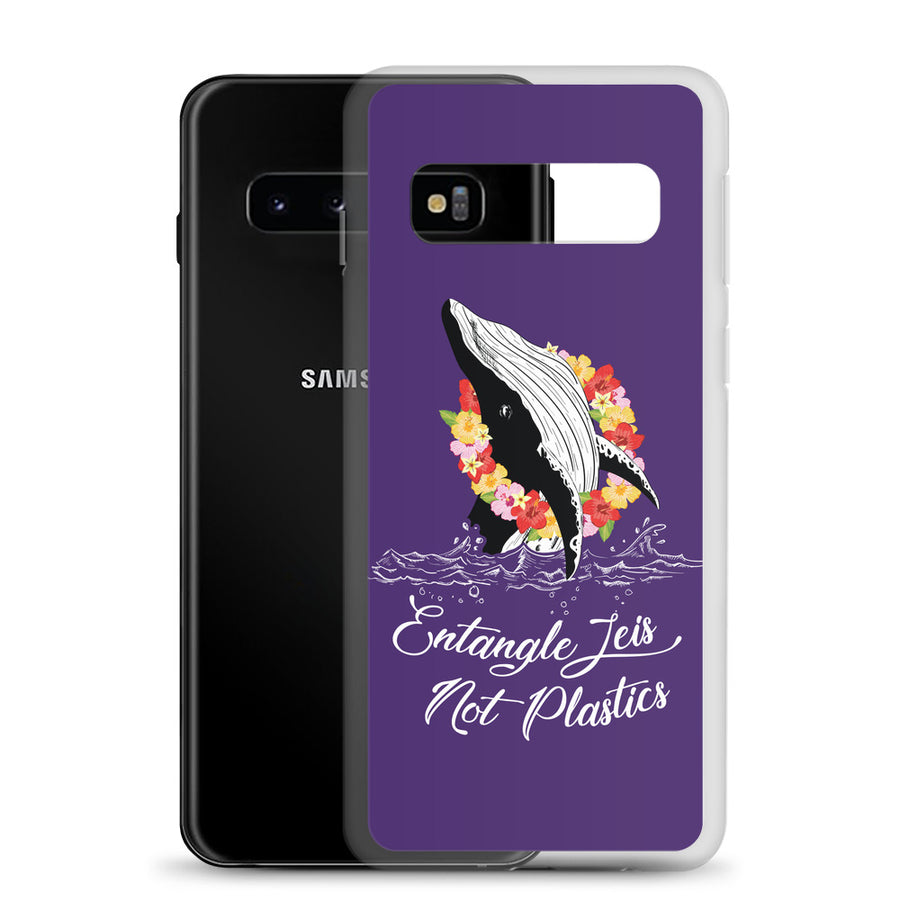 Entangle Leis Samsung Case Purple - Splashing Apparel