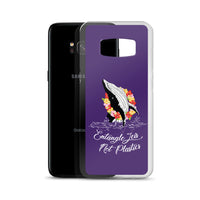 Entangle Leis Samsung Case Purple - Splashing Apparel