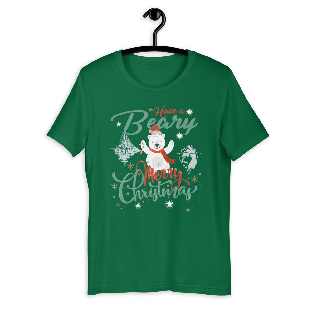 Beary Christmas T-Shirt - Splashing Apparel
