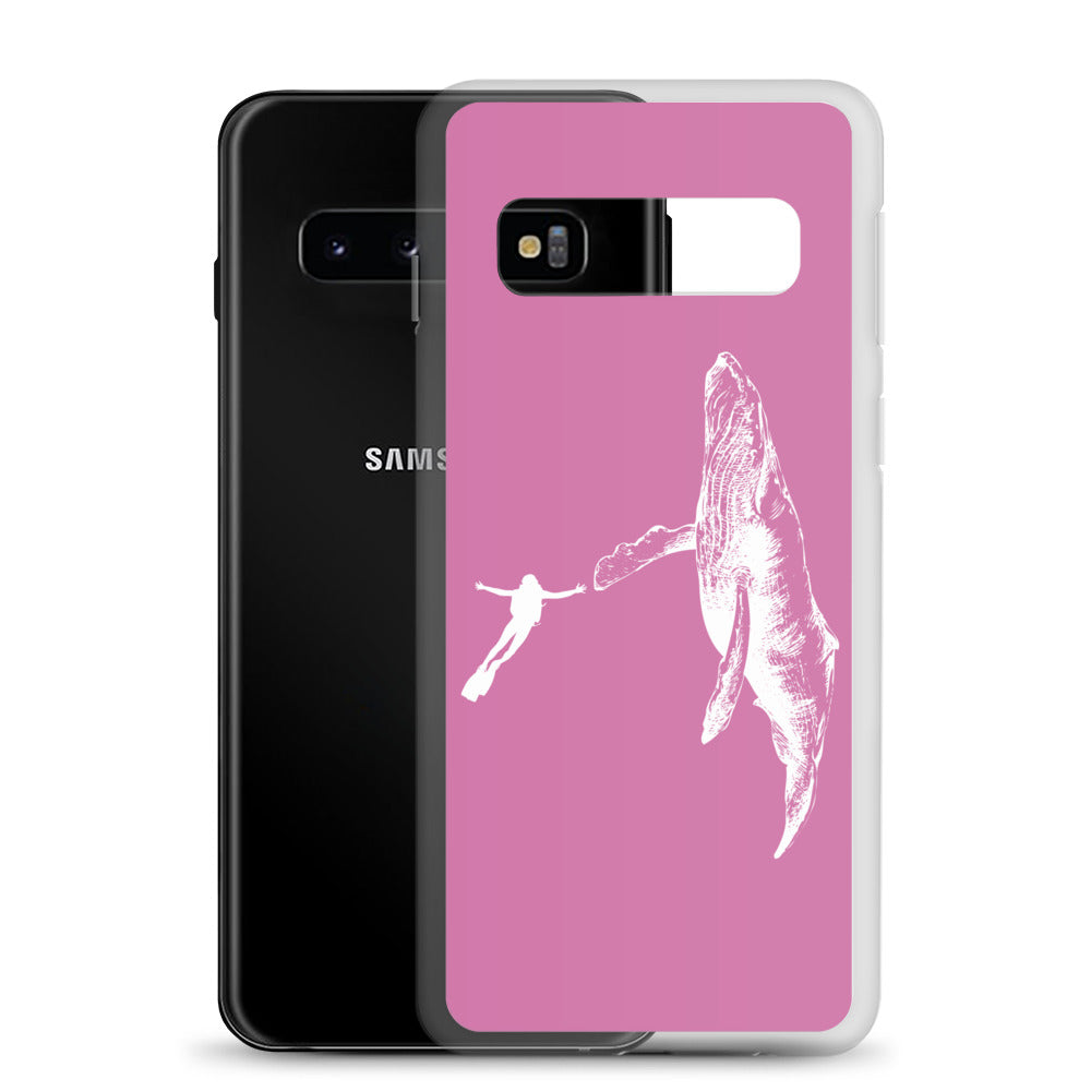 High Five Samsung Case Pink - Splashing Apparel