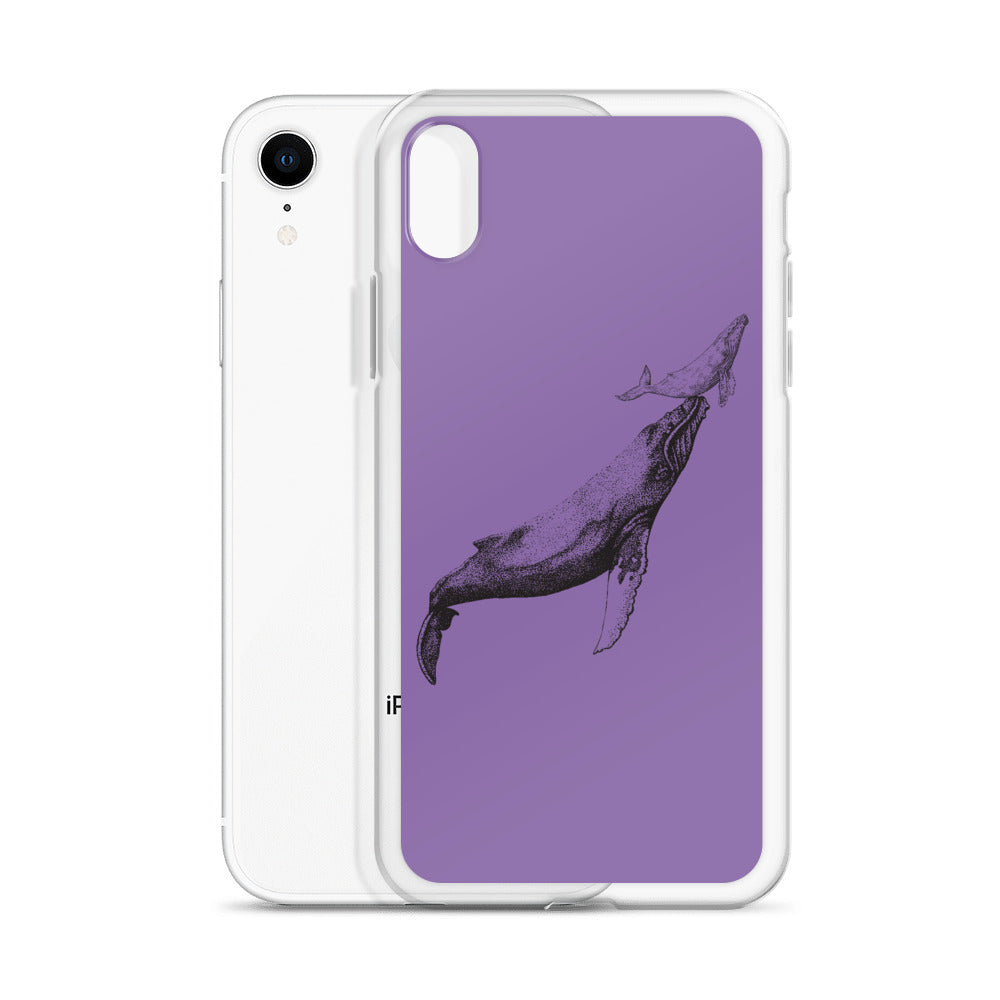 First Breath iPhone Case Purple - Splashing Apparel