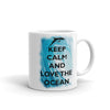 Keep Calm and Love the Ocean Mug - Splashing Apparel