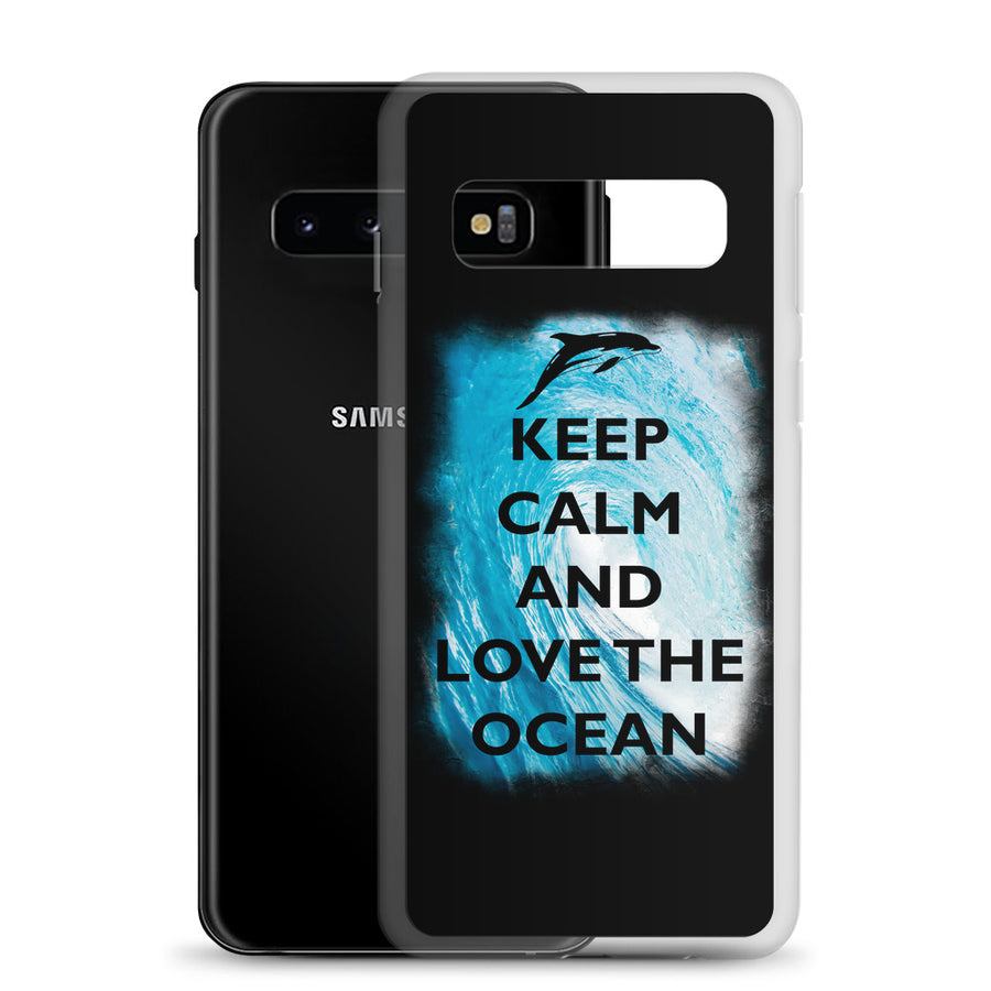Keep Calm and Love the Ocean Samsung Case - Splashing Apparel