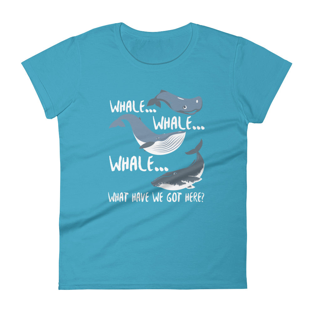 Whale Whale Whale Women's Shirt - Splashing Apparel