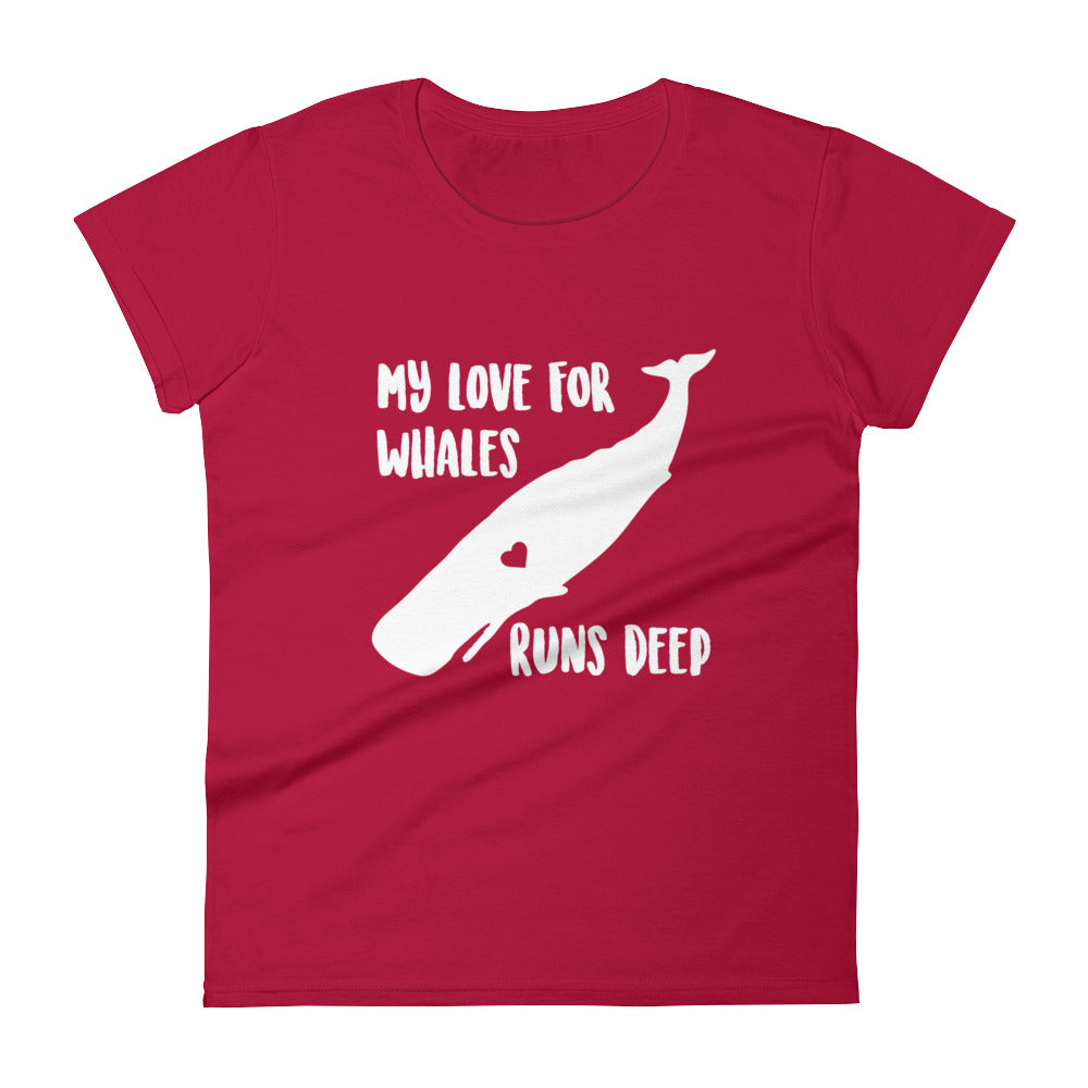 My Love Runs Deep Women's Shirt - Splashing Apparel