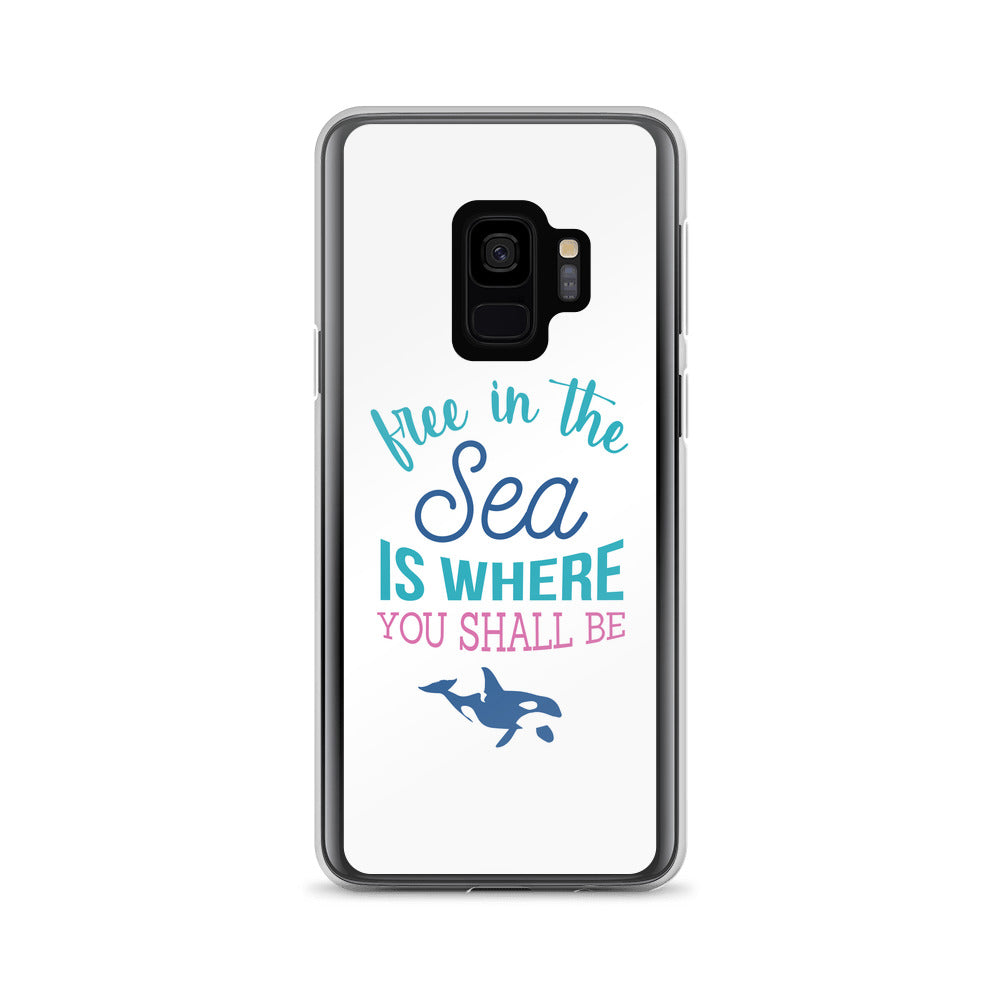 Free in the Sea Samsung Case - Splashing Apparel