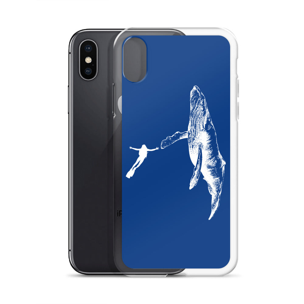 High Five iPhone Case Dark Blue - Splashing Apparel