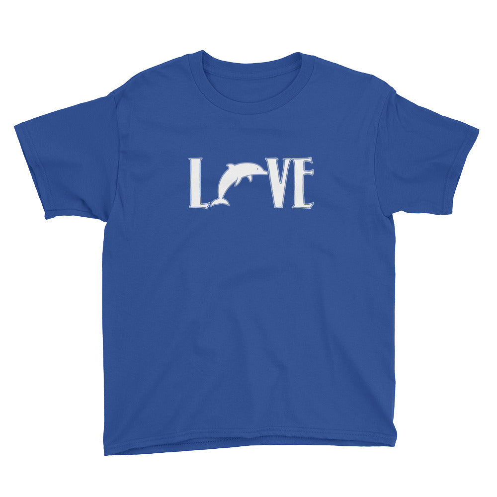Love Dolphins Kids Shirt - Splashing Apparel