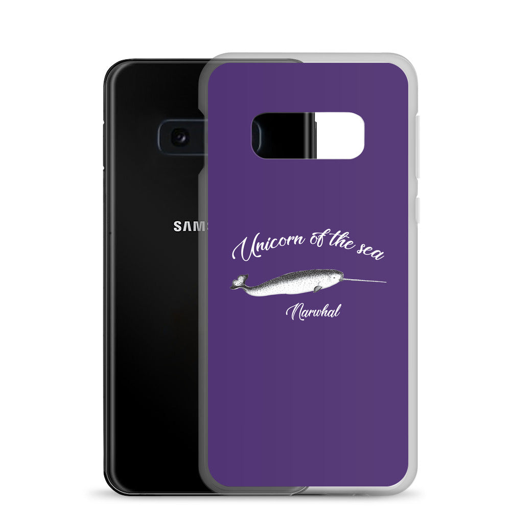 Unicorn of the Sea Samsung Case Purple - Splashing Apparel