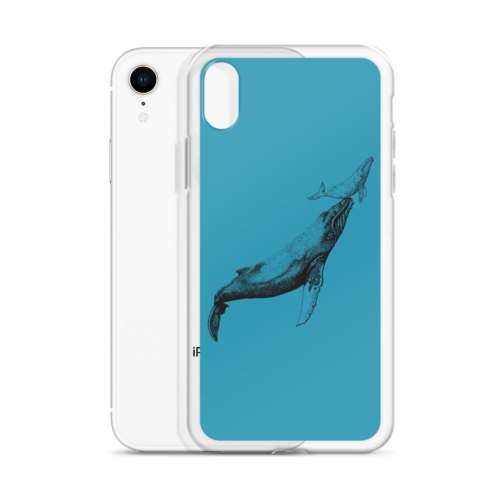 First Breath iPhone Case Blue - Splashing Apparel