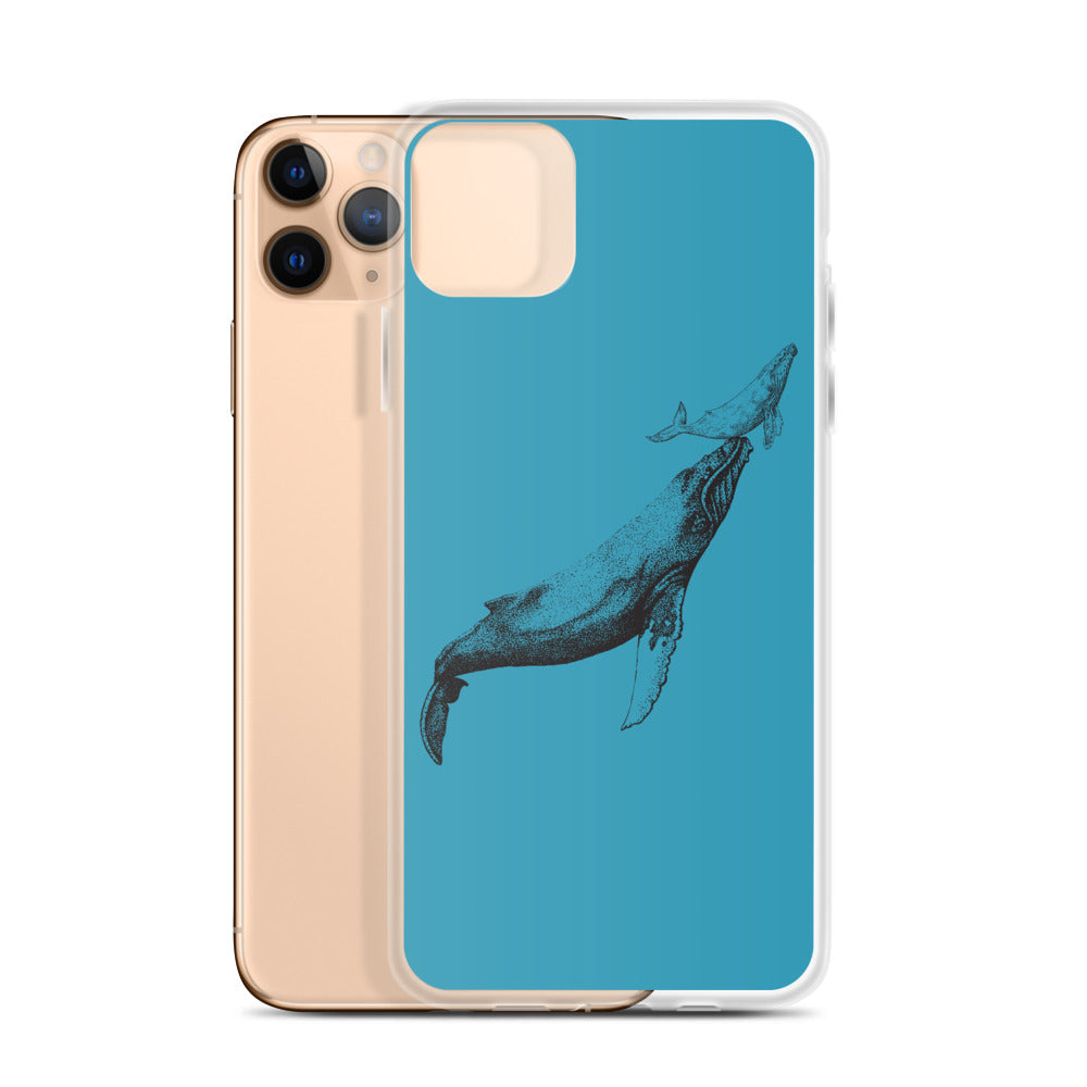 First Breath iPhone Case Blue - Splashing Apparel