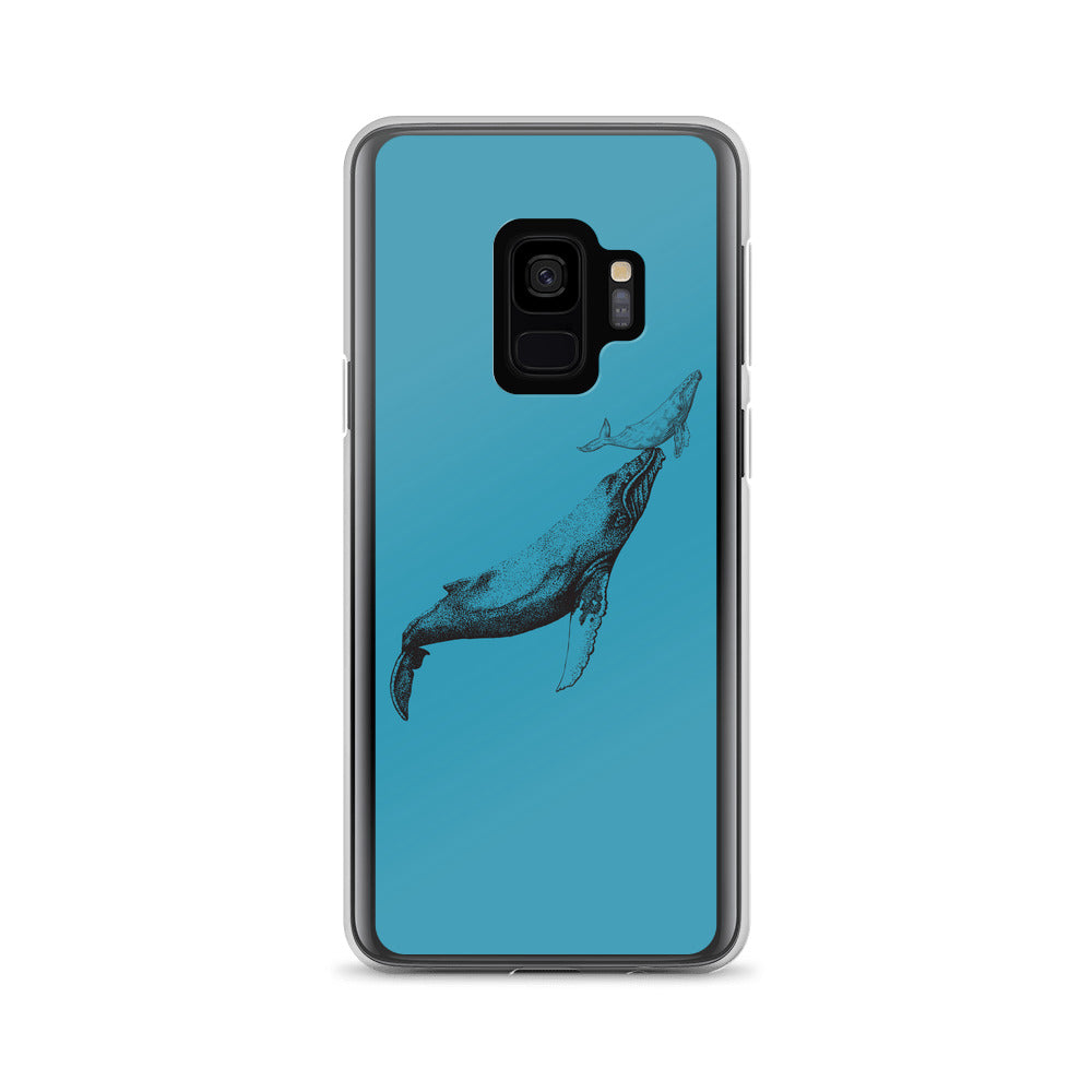 First Breath Samsung Case Blue - Splashing Apparel