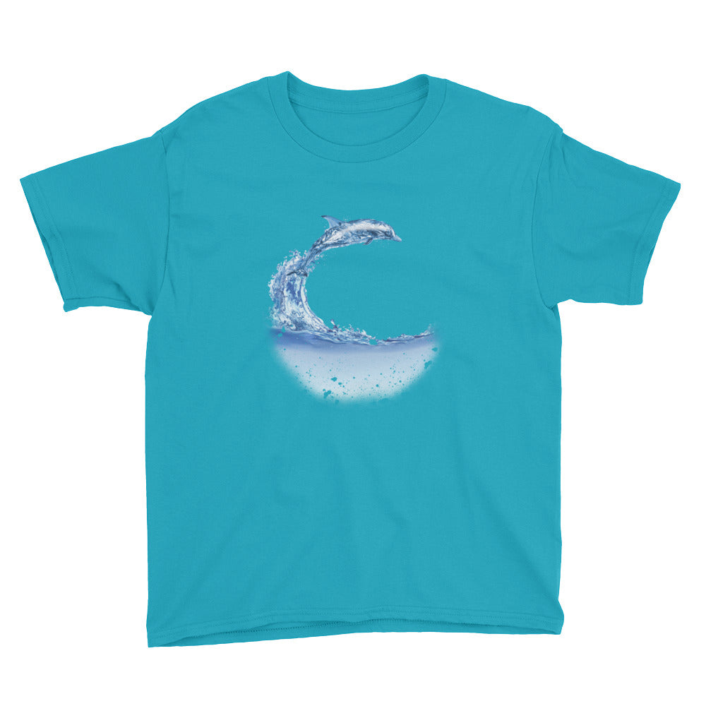 Aqua Dolphin Kids Shirt - Splashing Apparel