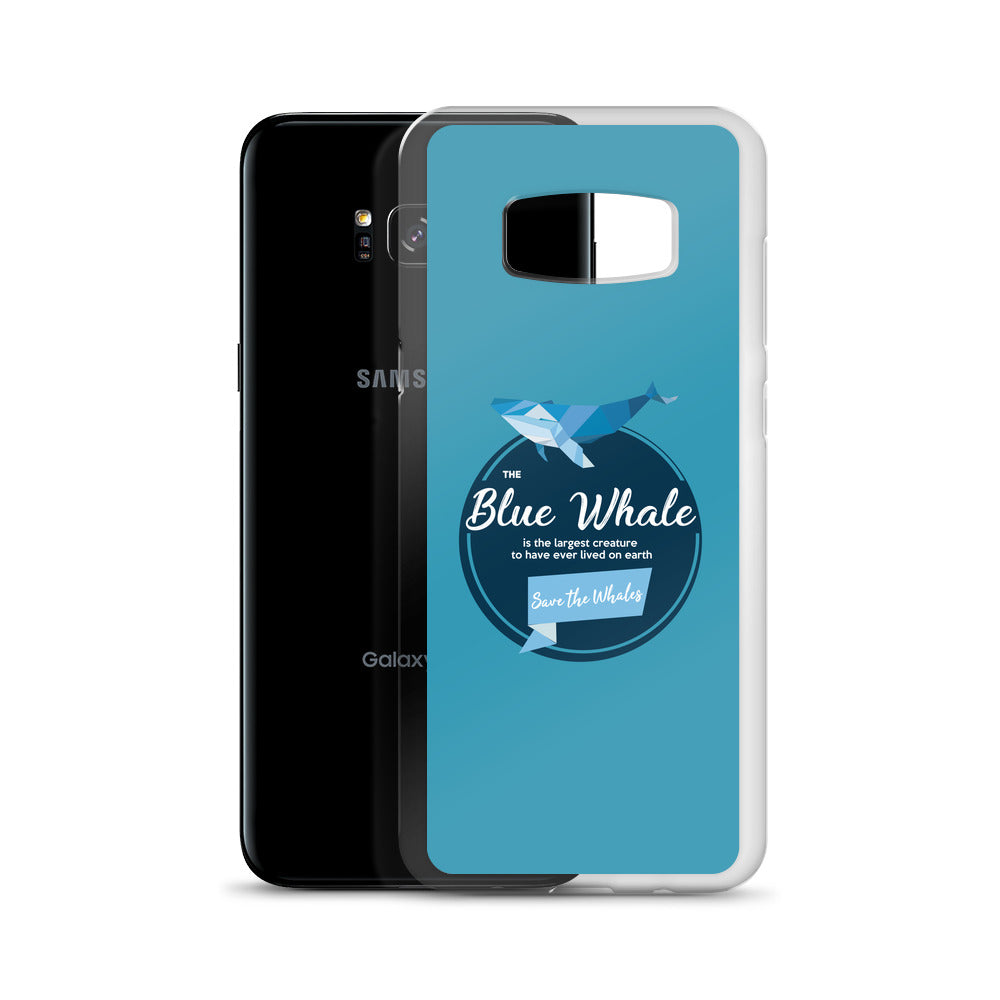 Blue Whale Samsung Case Blue - Splashing Apparel
