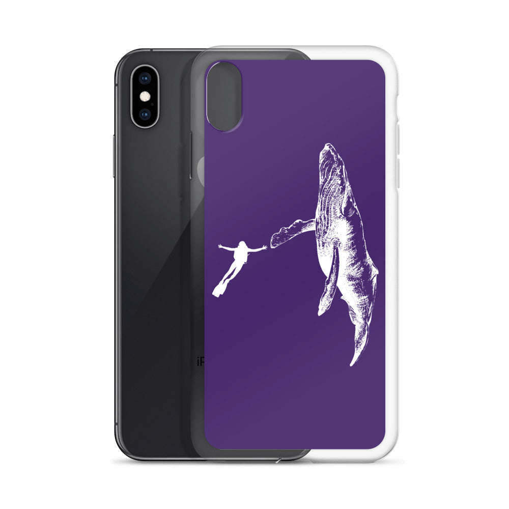 High Five iPhone Case Purple - Splashing Apparel