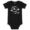 Dream in Black and White Baby Onesie