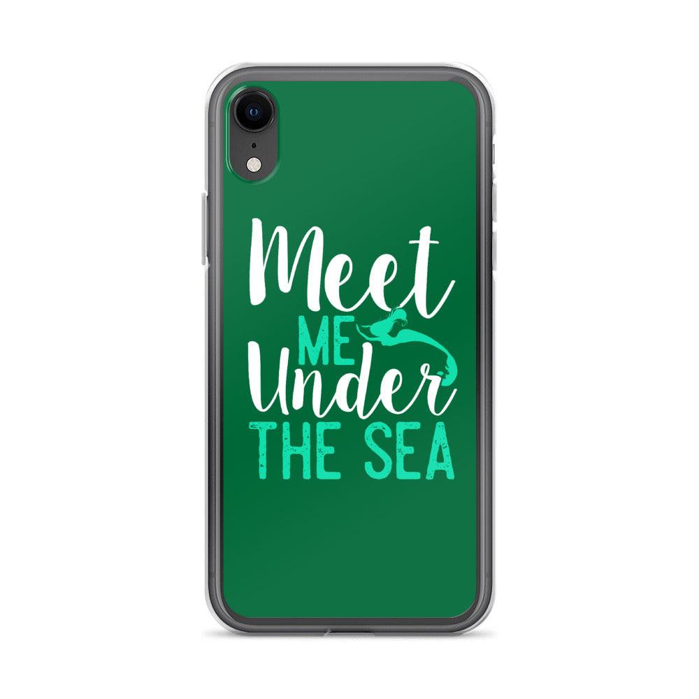 Meet Me Under the Sea iPhone Case Green - Splashing Apparel
