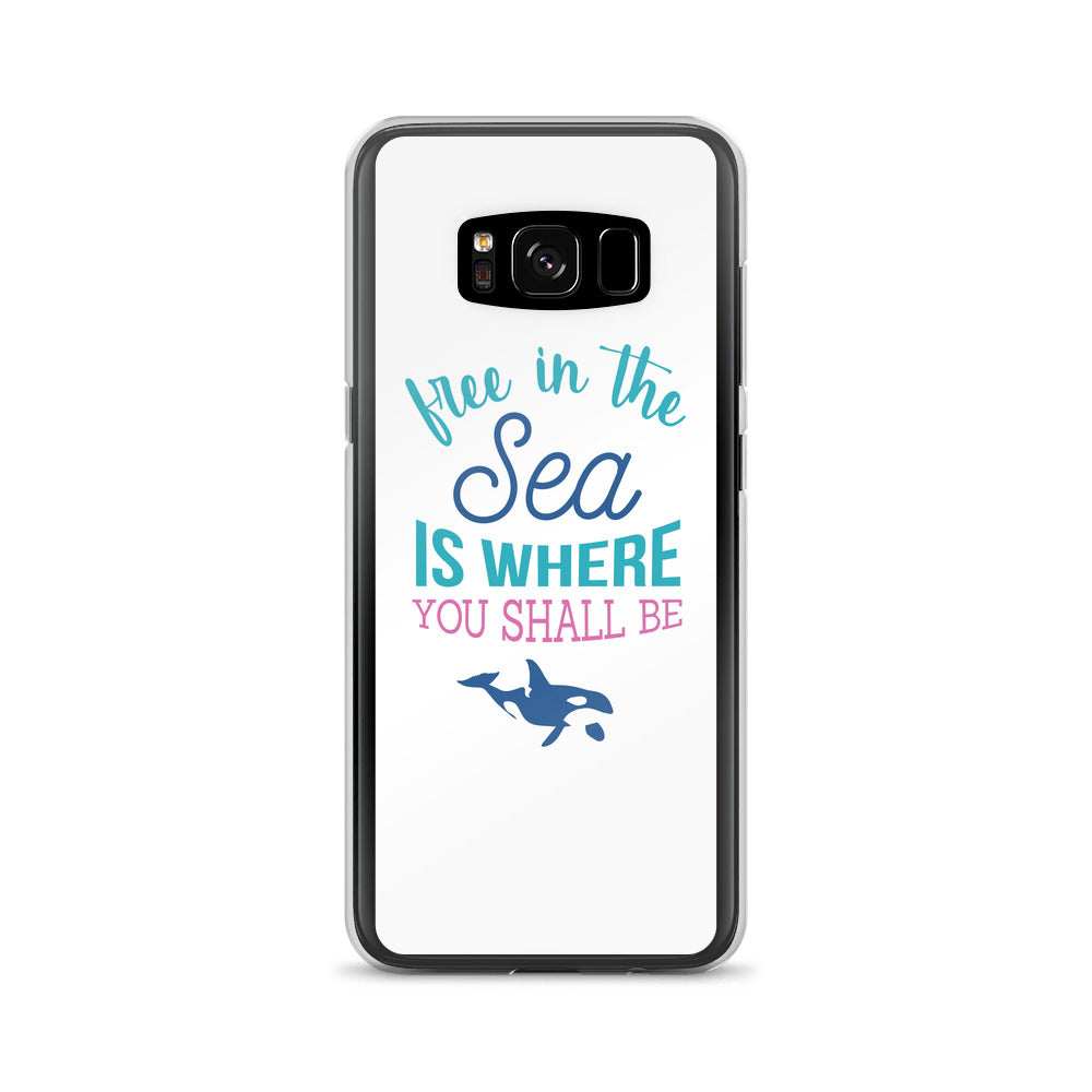 Free in the Sea Samsung Case - Splashing Apparel