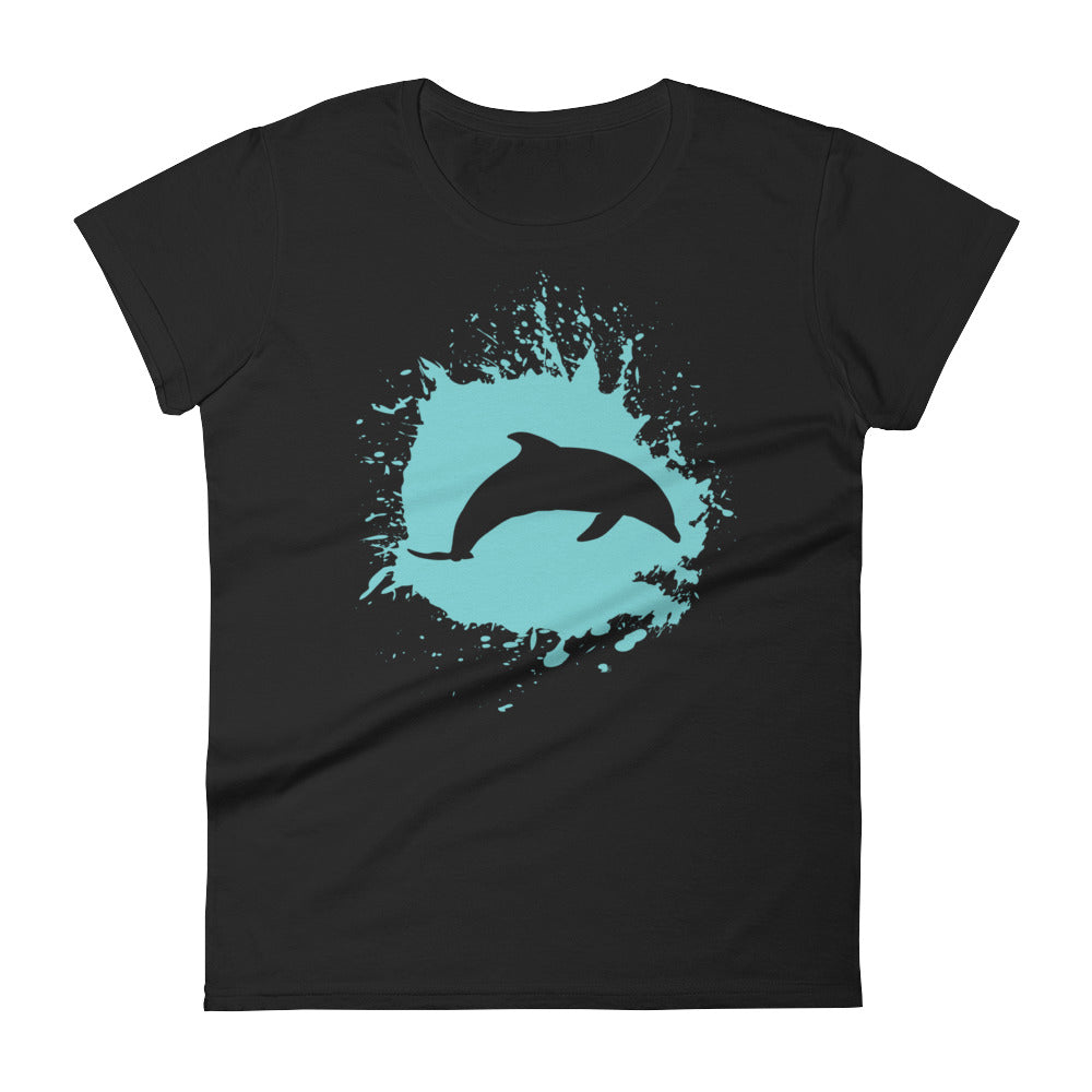 Dolphin Splash Women's Shirt - Splashing Apparel