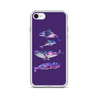 Cosmic Beauties iPhone Case Purple - Splashing Apparel