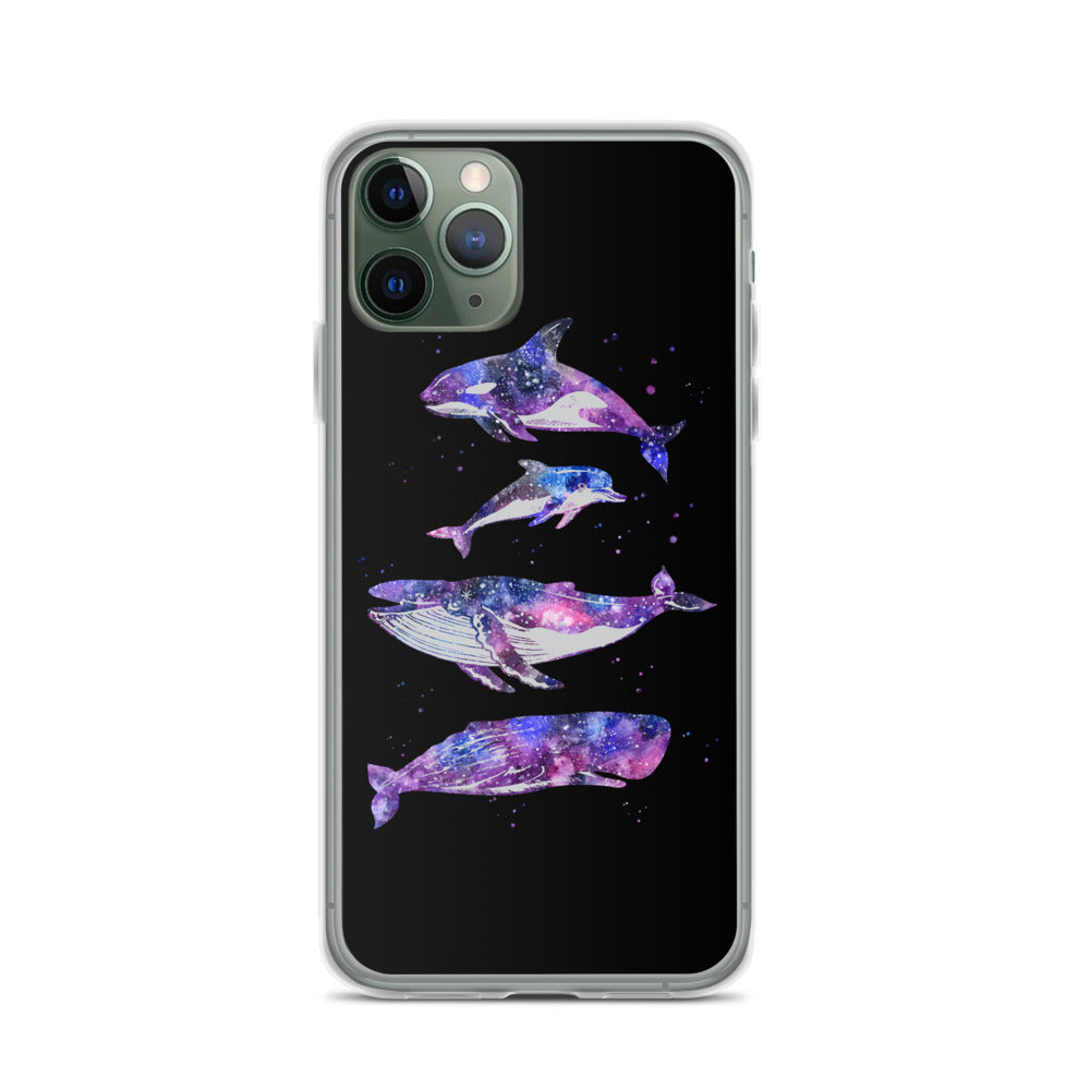 Cosmic Beauties iPhone Case Black - Splashing Apparel