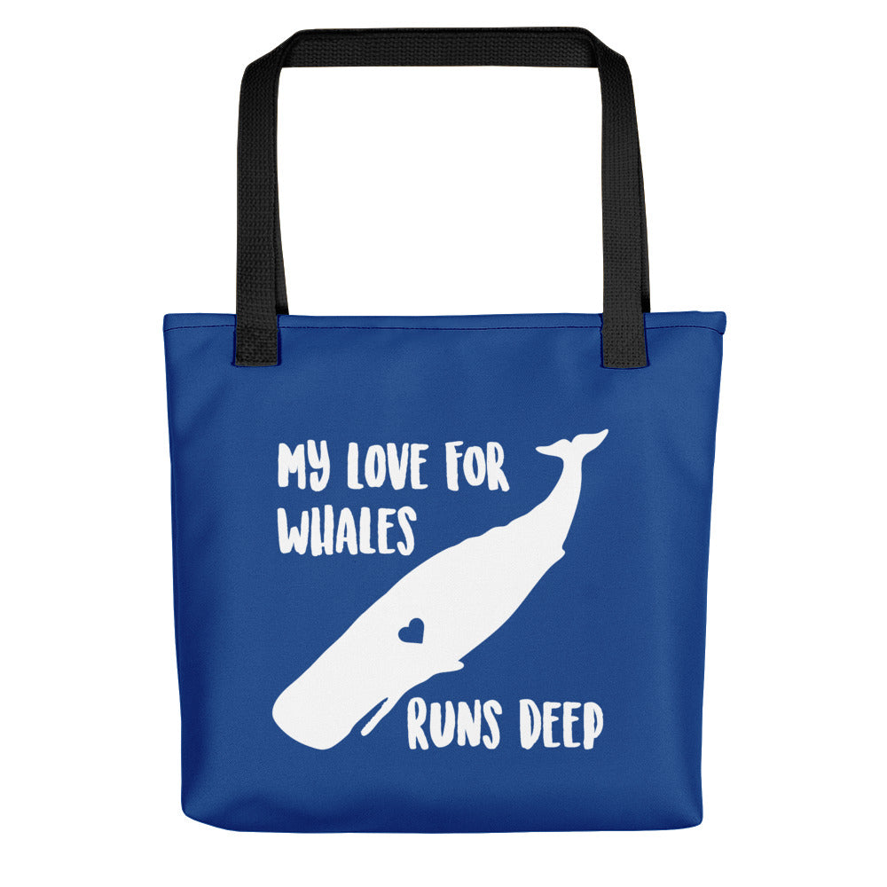 My Love Runs Deep Tote bag - Splashing Apparel