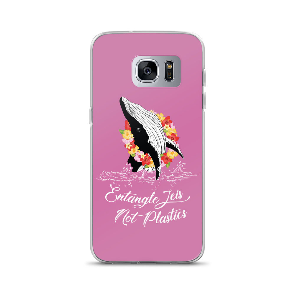 Entangle Leis Samsung Case Pink - Splashing Apparel