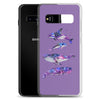 Stary Whales Samsung Case Purple - Splashing Apparel
