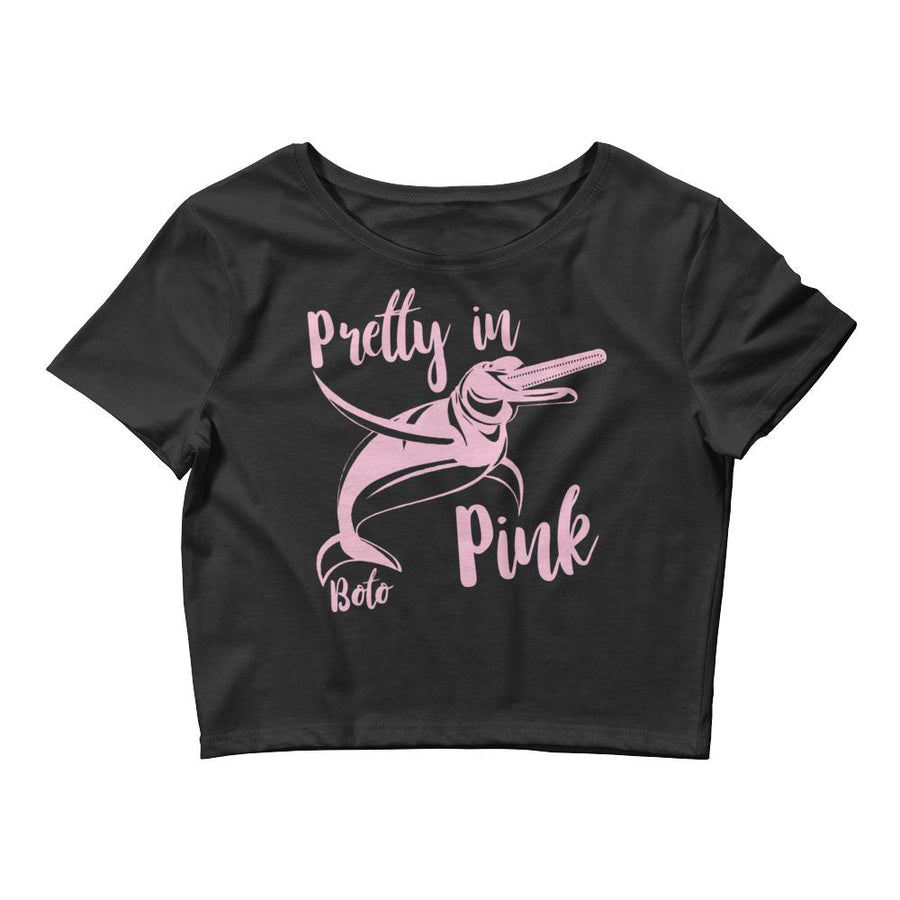 Pretty in Pink Women’s Crop Tee - Splashing Apparel