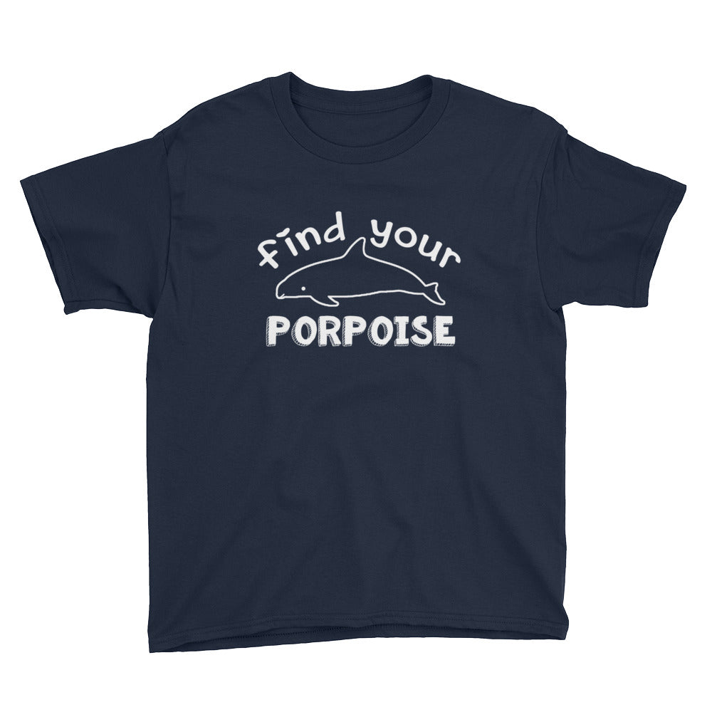 Find Your Porpoise Kids Shirt - Splashing Apparel