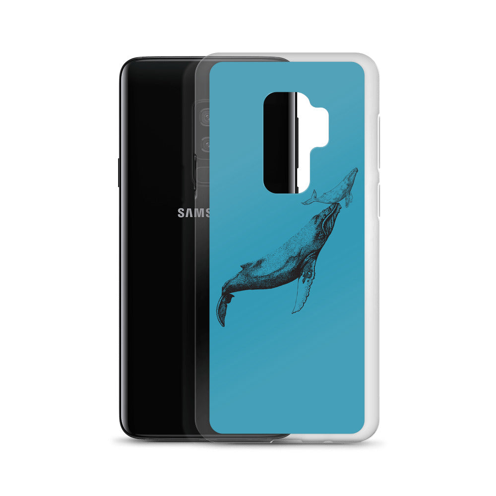 First Breath Samsung Case Blue - Splashing Apparel