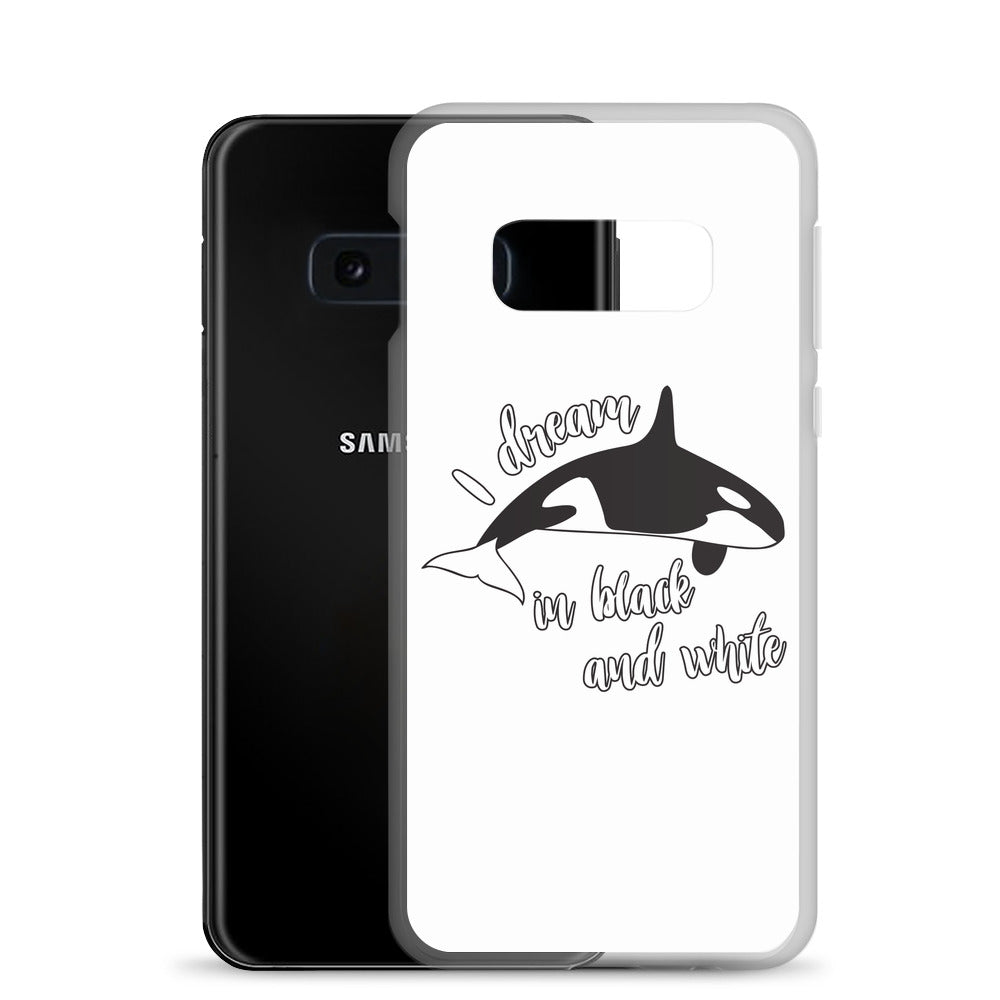Dream in black and White Samsung Case - Splashing Apparel