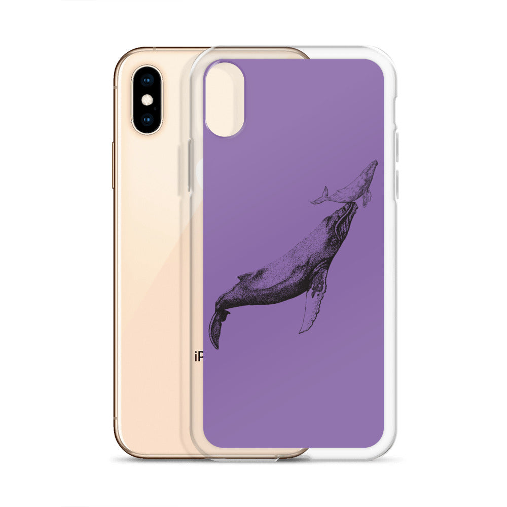 First Breath iPhone Case Purple - Splashing Apparel