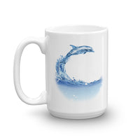 Aqua Dolphin Mug - Splashing Apparel