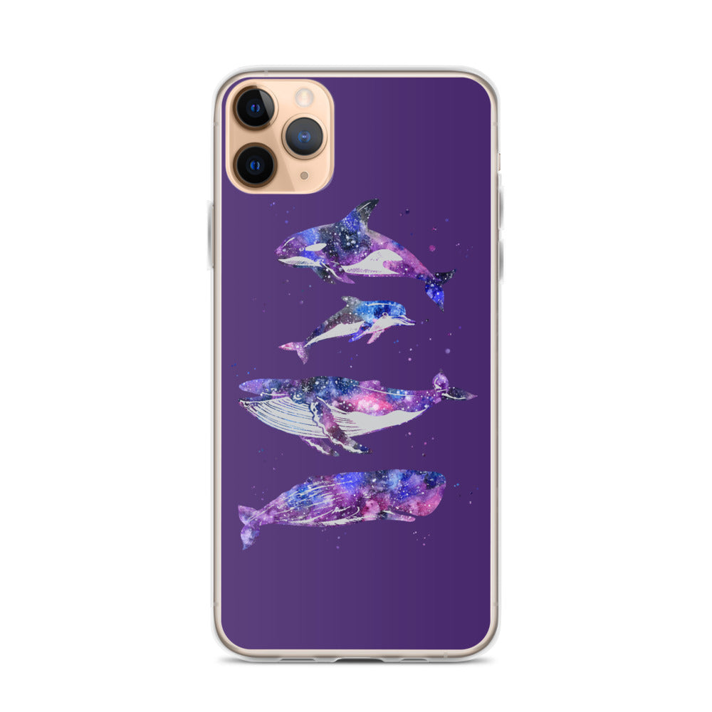 Cosmic Beauties iPhone Case Purple - Splashing Apparel