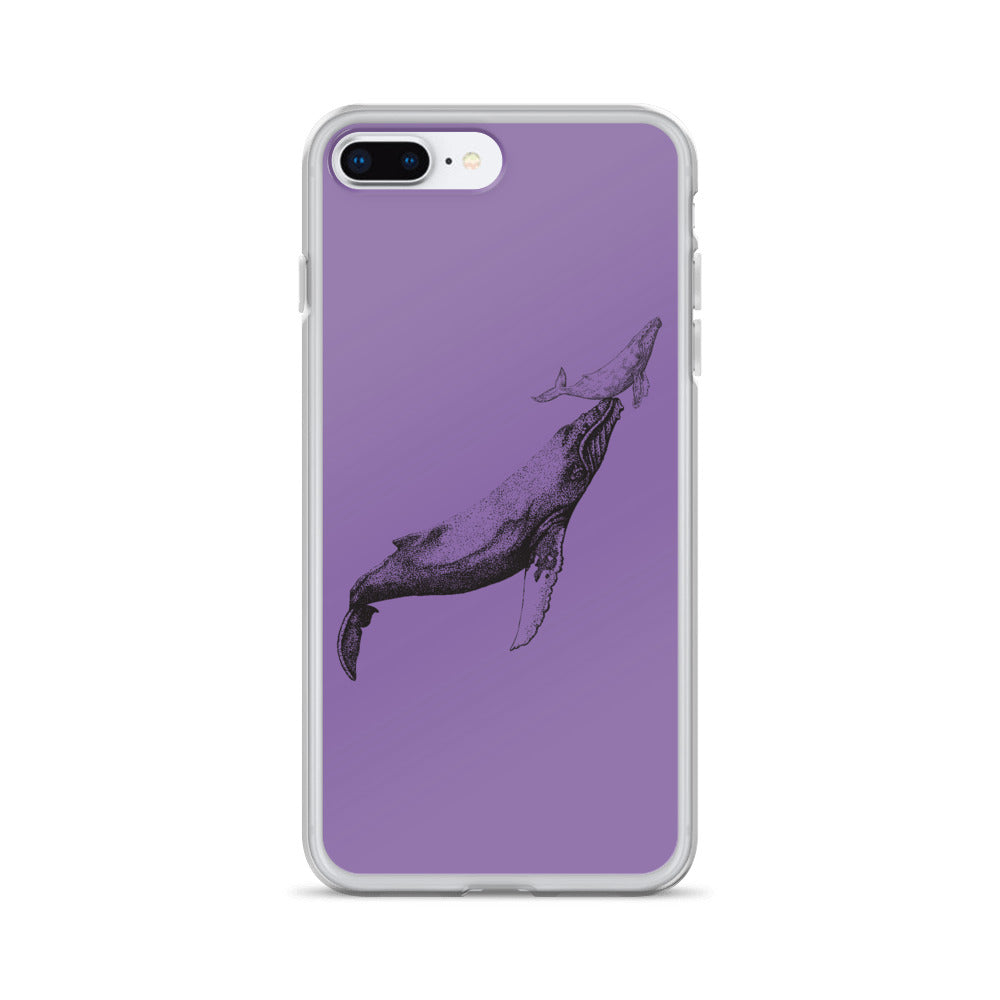 First Breath iPhone Case Purple - Splashing Apparel