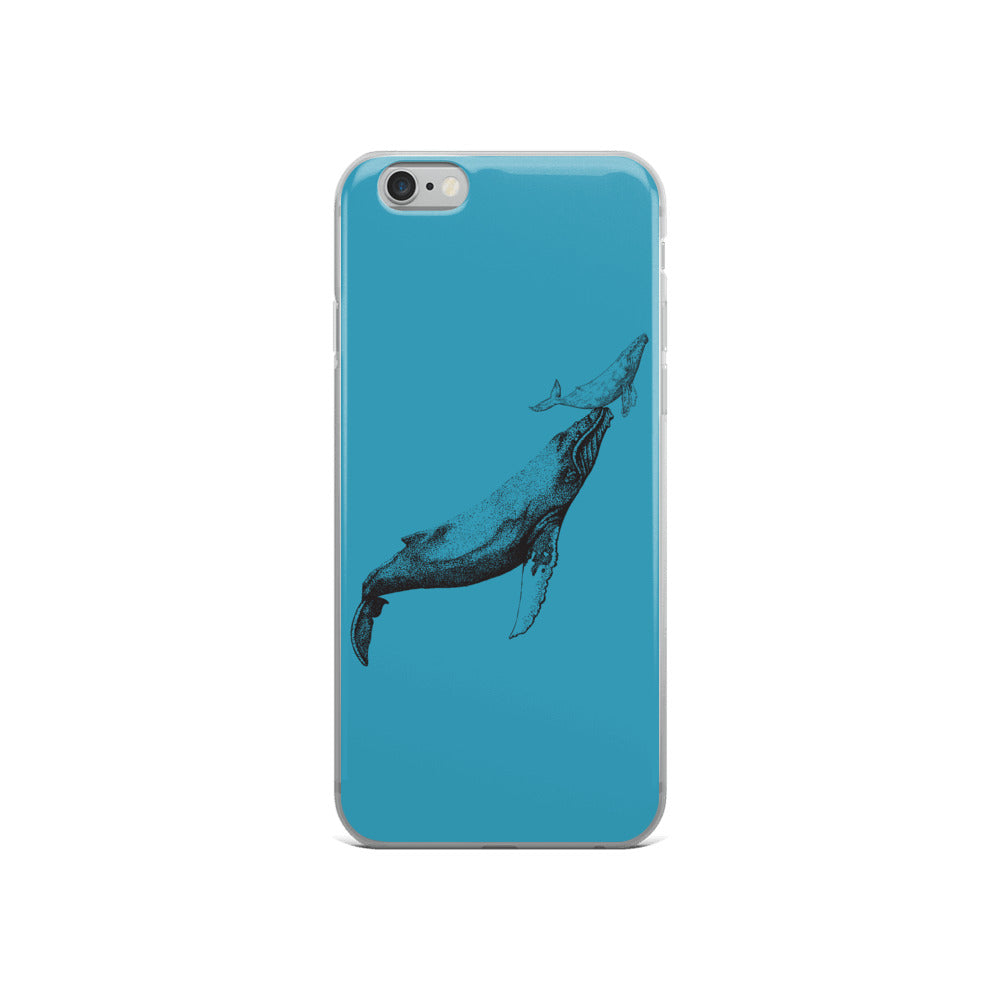 First Breath iPhone Case Blue - Splashing Apparel