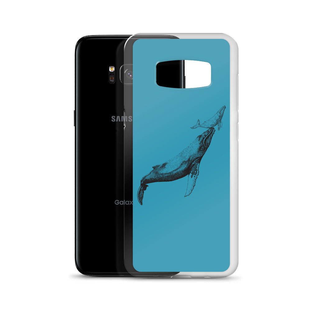 First Breath Samsung Case Blue - Splashing Apparel