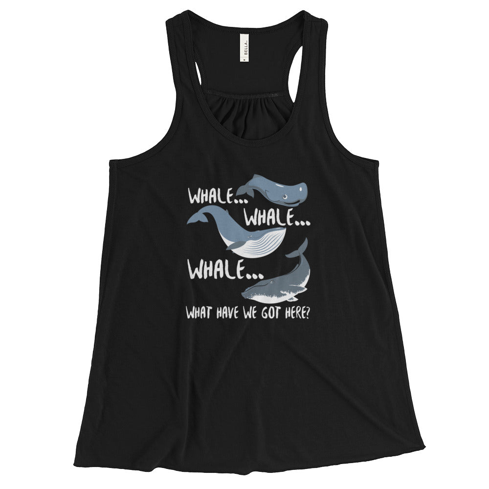 Whale Whale Whale Women's Flowy Racerback Tank
