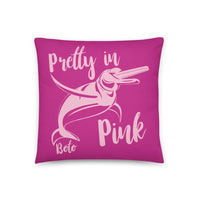 Pretty in Pink Pillow - Splashing Apparel