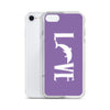 Love Dolphins iPhone Case Purple - Splashing Apparel