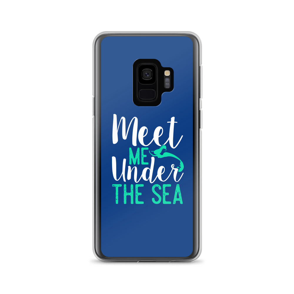 Meet Me Under the Sea Samsung Case Dark Blue - Splashing Apparel