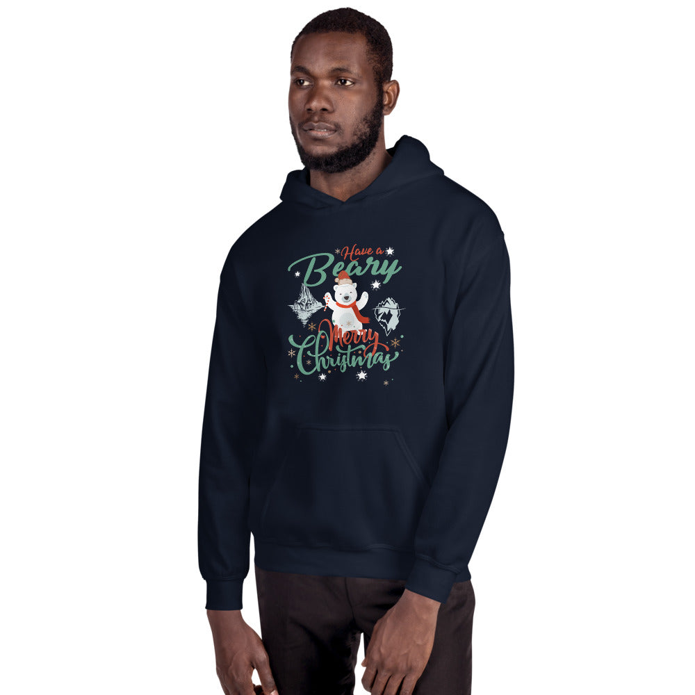 Beary Merry Christmas Hoodie - Splashing Apparel