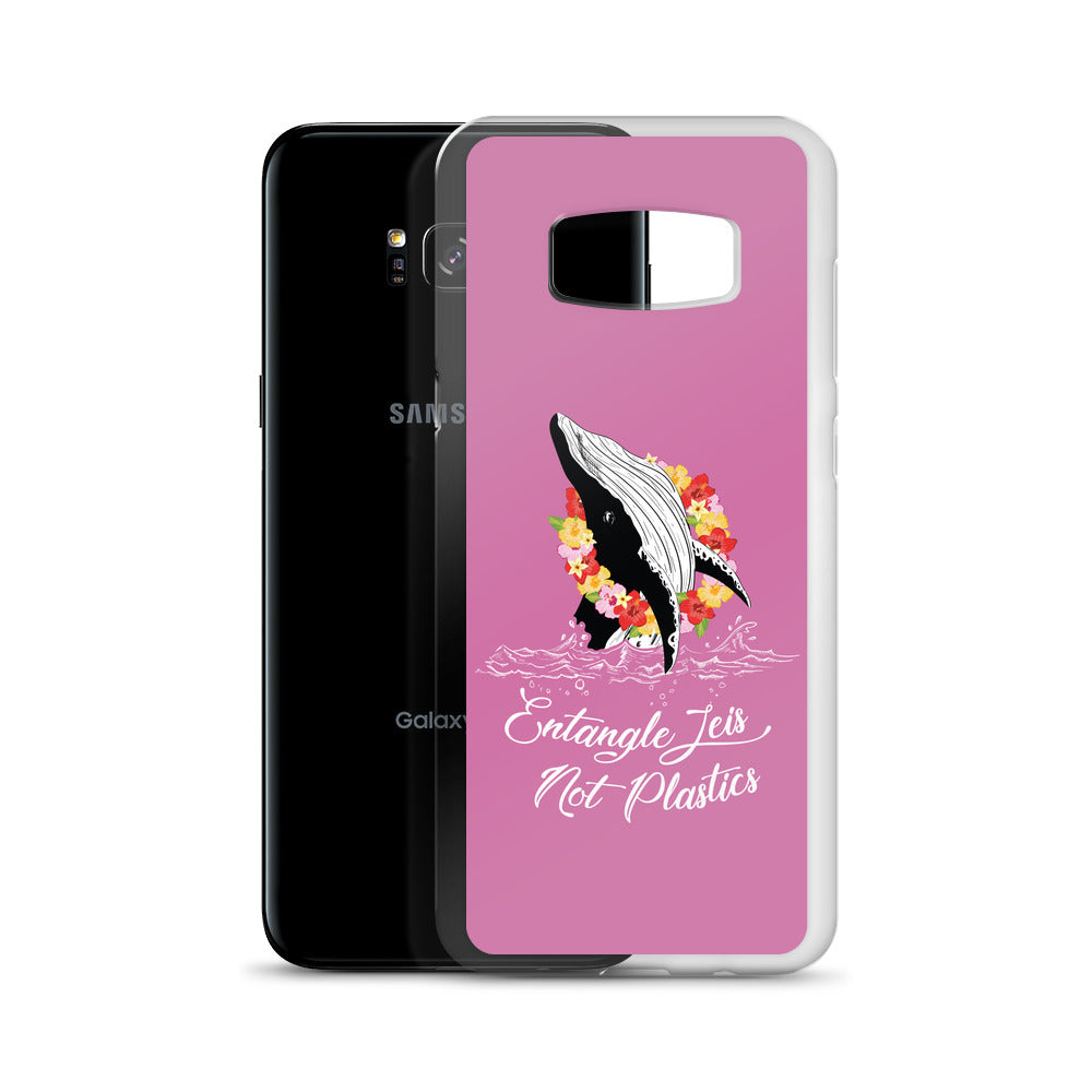 Entangle Leis Samsung Case Pink - Splashing Apparel