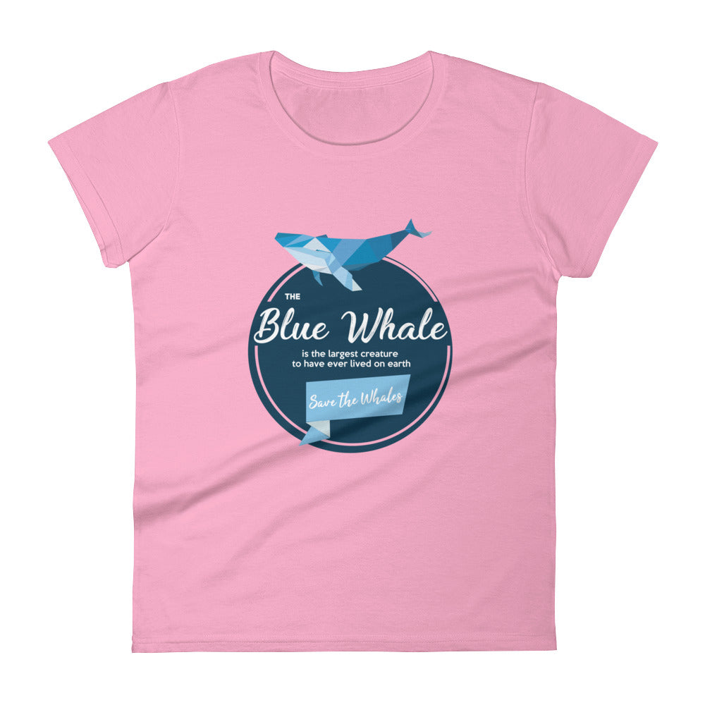 Blue Whale Women's Shirt - Splashing Apparel