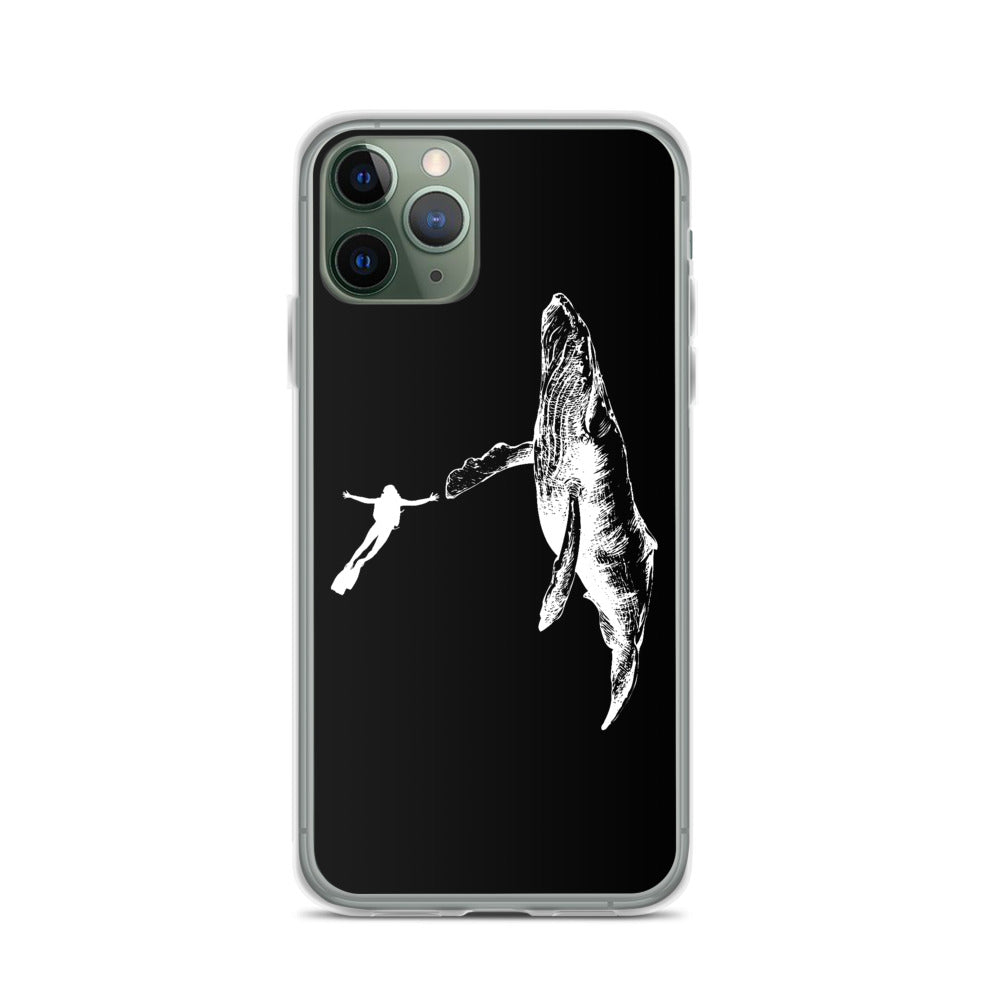 High Five iPhone Case Black - Splashing Apparel