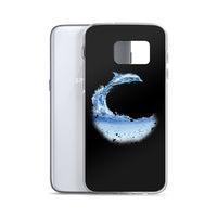 Aqua Dolphin Samsung Case - Splashing Apparel