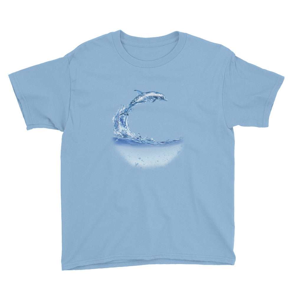 Aqua Dolphin Kids Shirt - Splashing Apparel